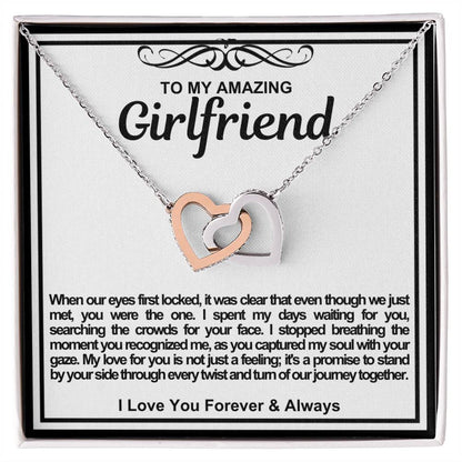 Girlfriend Double Hearts Necklace