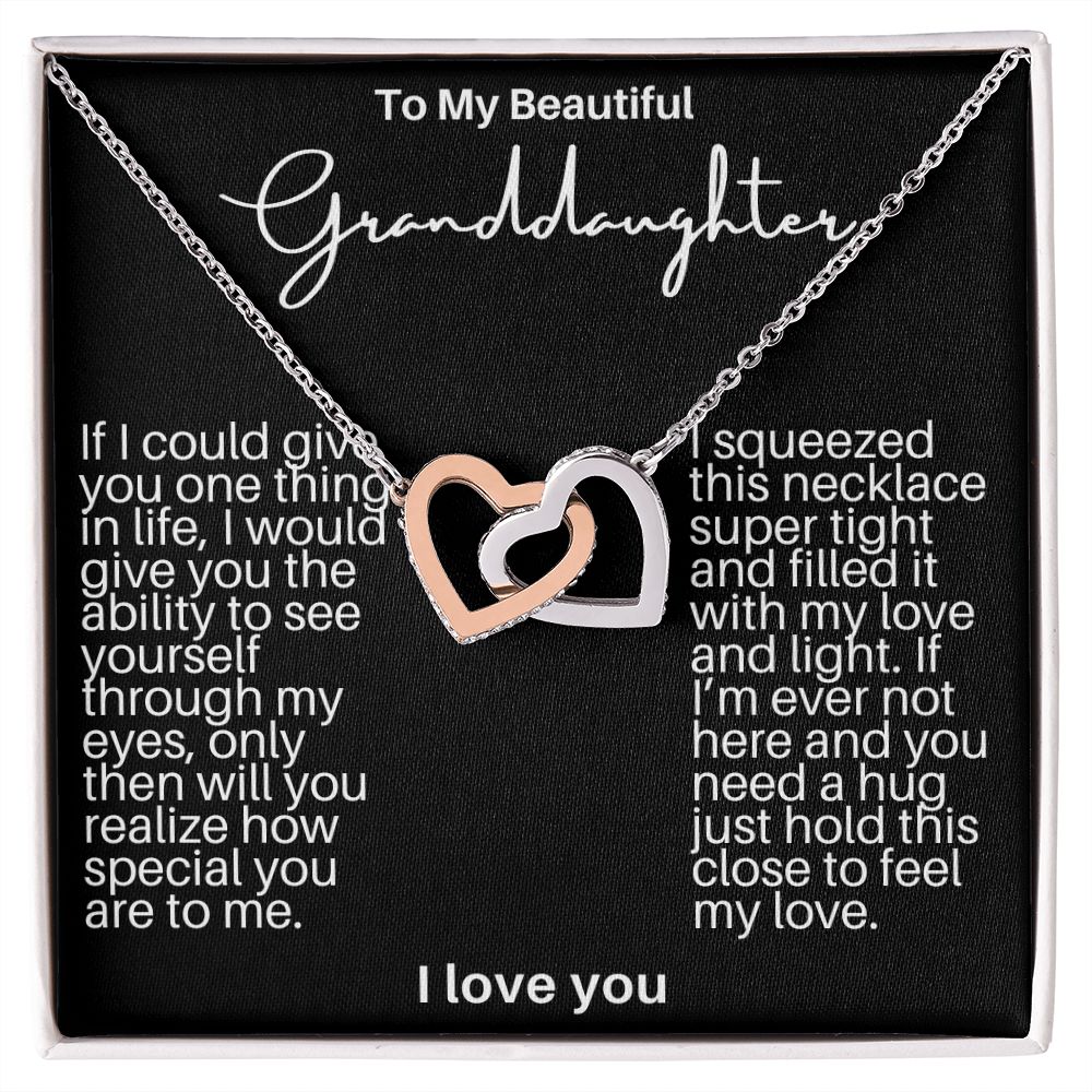 Granddaughter Hearts Necklace