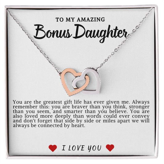 Bonus Daughter Hearts Necklace