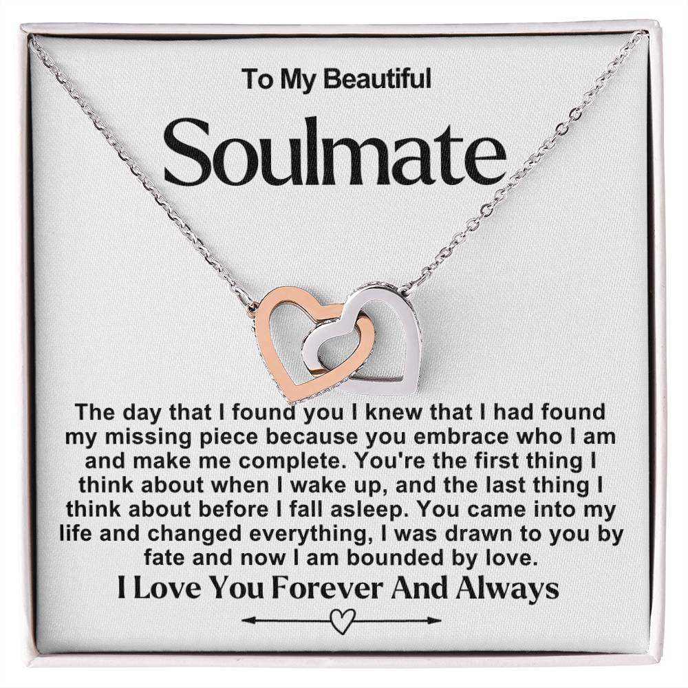 Soulmate Interlocking Hearts Necklace