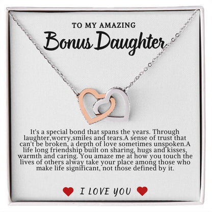 Bonus Daughter Hearts Necklace