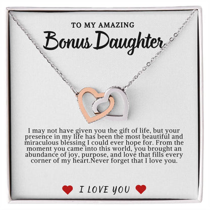 Bonus Daughter Hearts Necklace