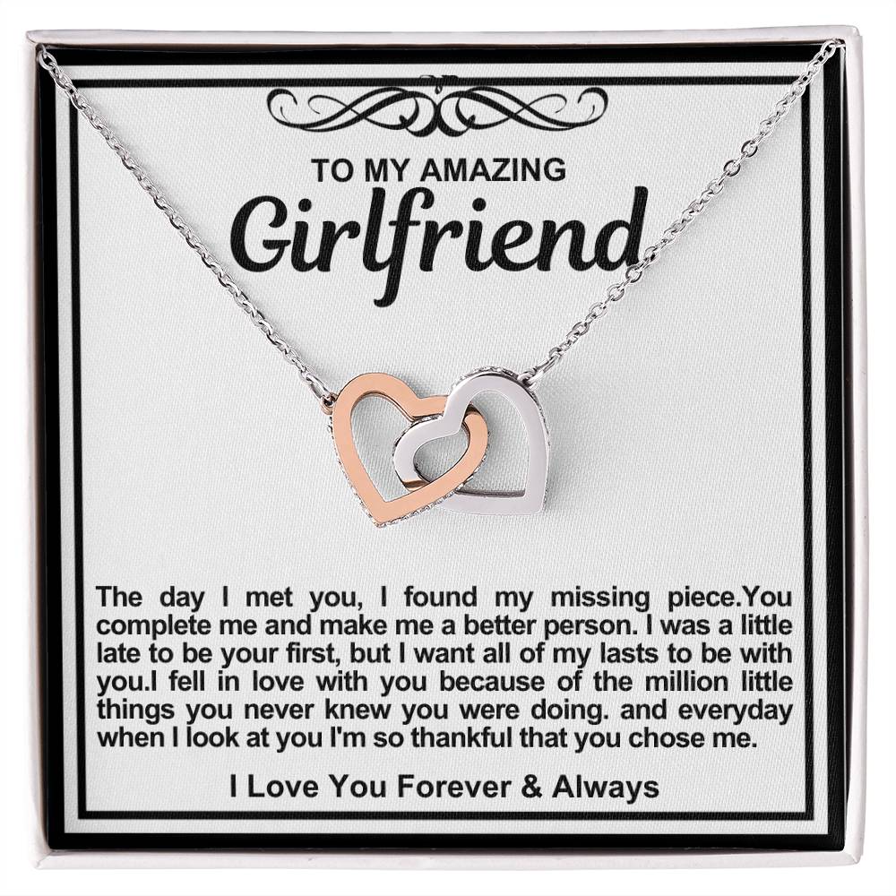 Girlfriend Double Hearts Necklace