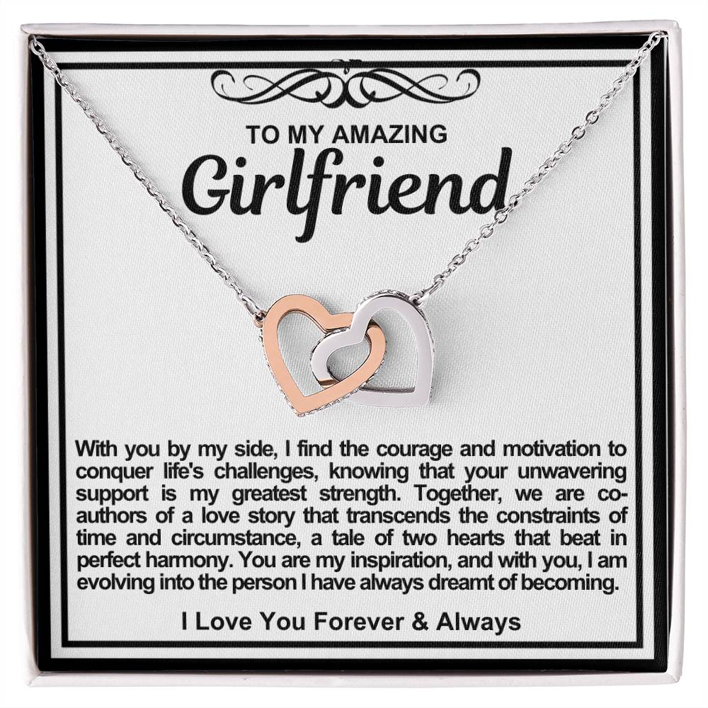 Girlfriend Double Hearts Necklace