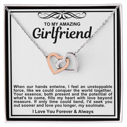 Girlfriend Double Hearts Necklace