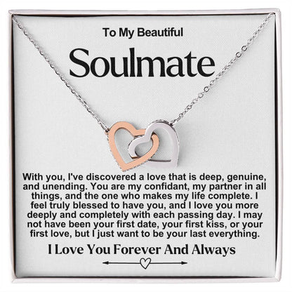 Soulmate Interlocking Hearts Necklace