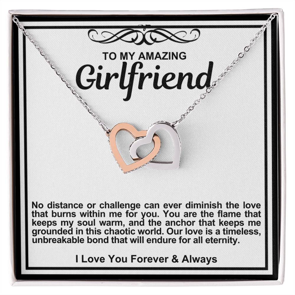 Girlfriend Double Hearts Necklace