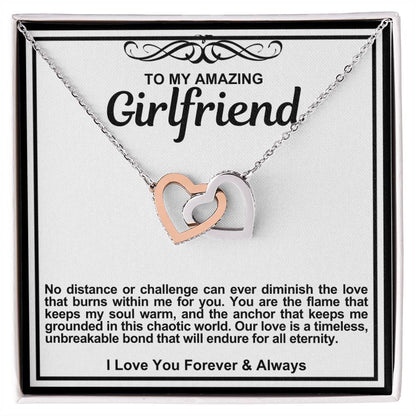 Girlfriend Double Hearts Necklace