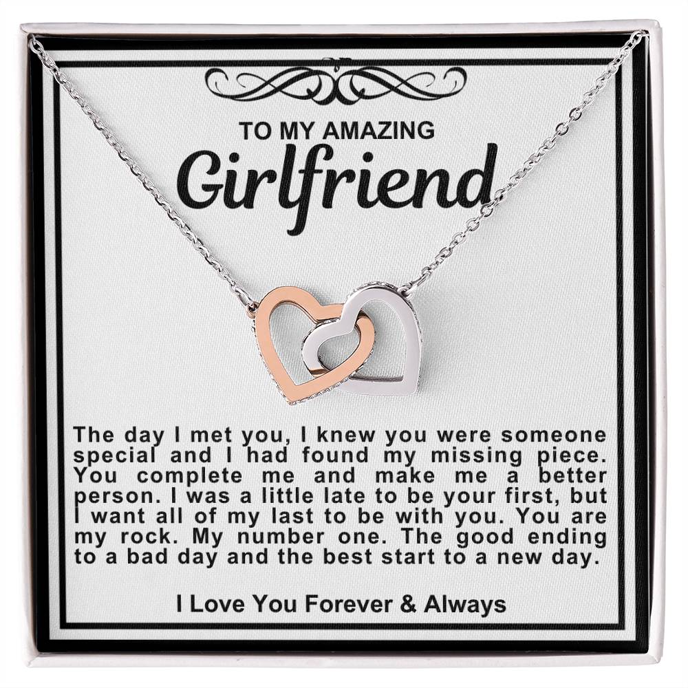 Girlfriend Double Hearts Necklace