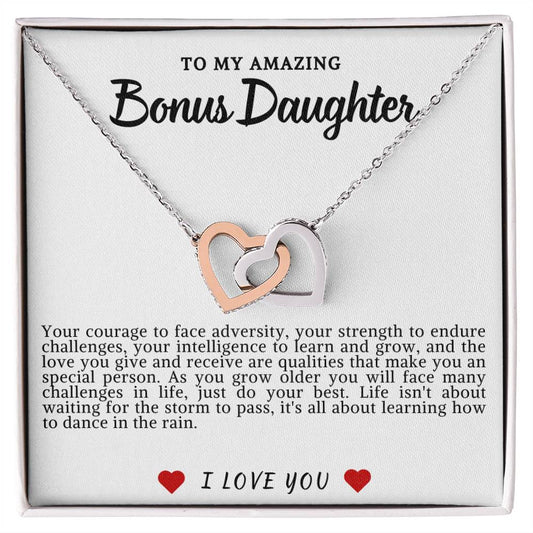 Bonus Daughter Hearts Necklace