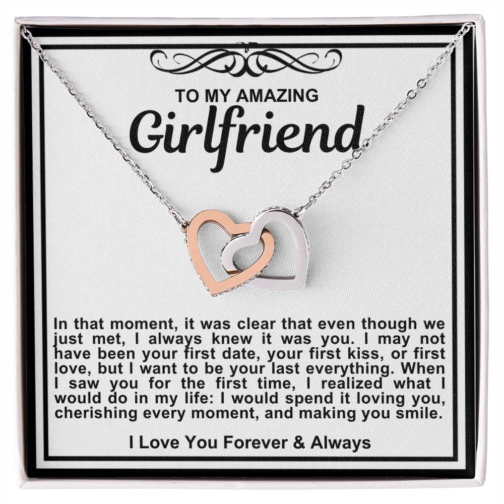 Girlfriend Double Hearts Necklace