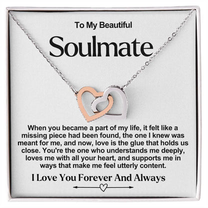 Soulmate Interlocking Hearts Necklace