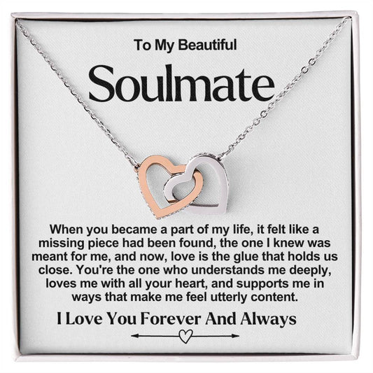 Soulmate Interlocking Hearts Necklace