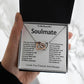 To My Beautiful Soulmate Interlocking Hearts Necklace