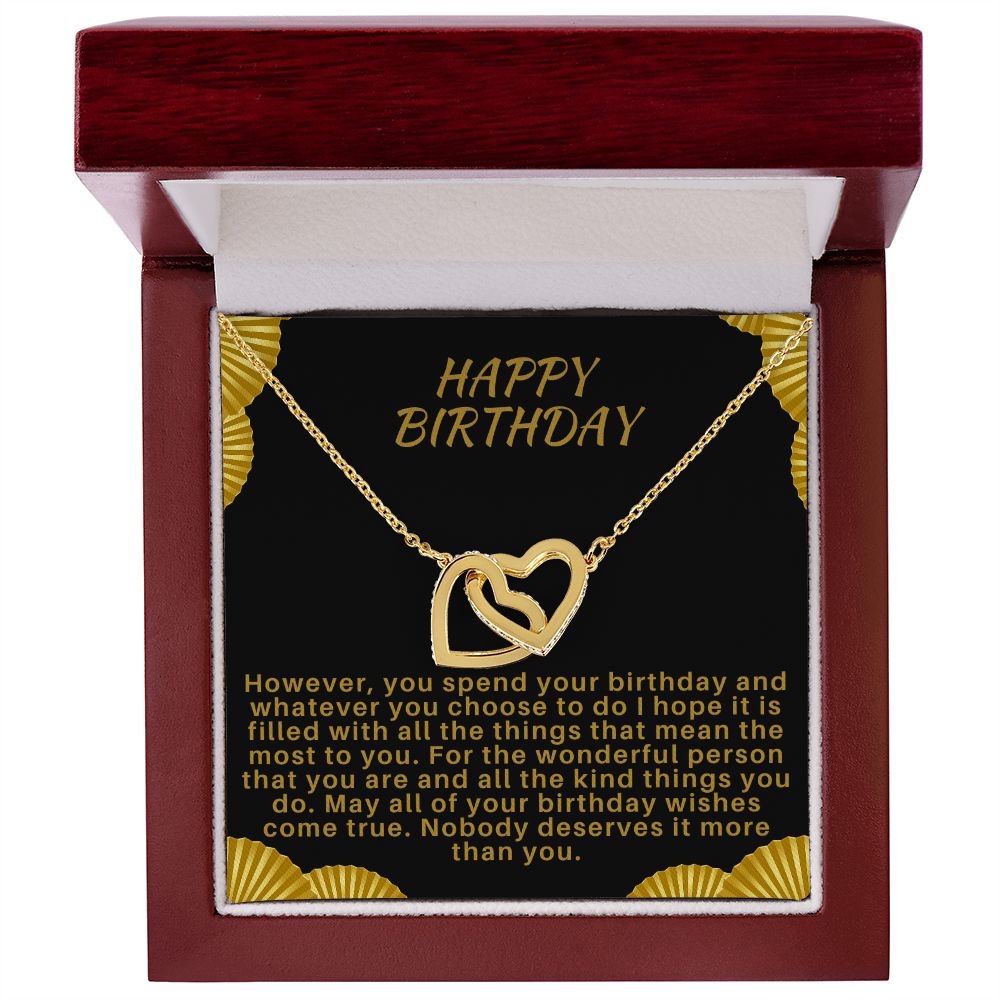 Birthday Hearts Necklace