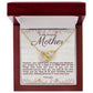 To My Amazing Mother Hearts Birthday Necklace
