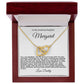 To My Amazing Daughter Personalized Hearts Necklace