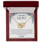 To My Amazing Mom Double Hearts Necklace