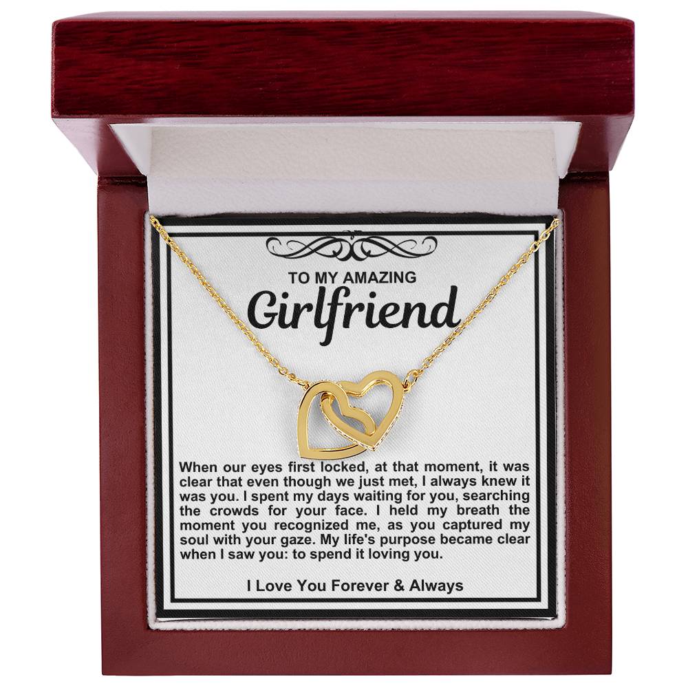 Girlfriend Double Hearts Necklace