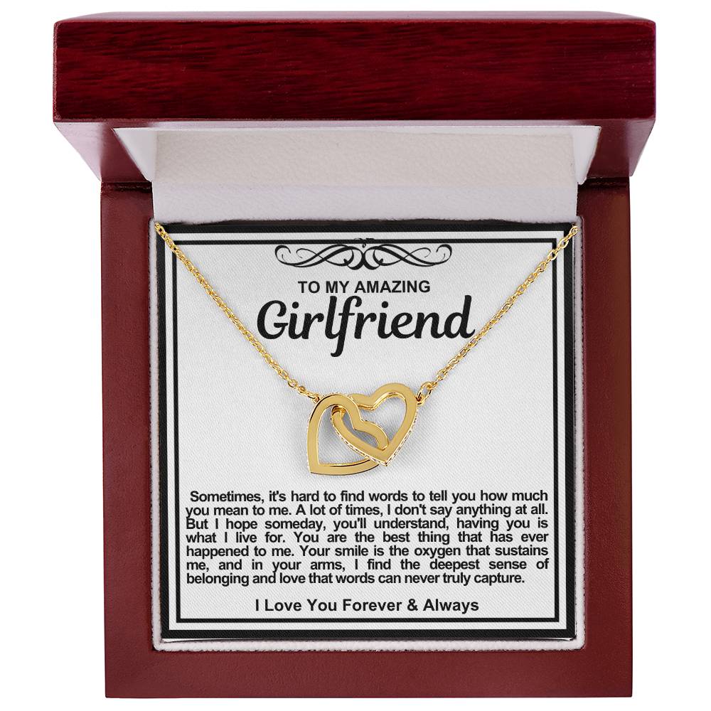 Girlfriend Double Hearts Necklace