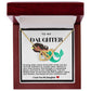 Daughter Double Heart Necklace-Mermaid