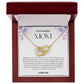 To My Amazing Mom Double Hearts Necklace