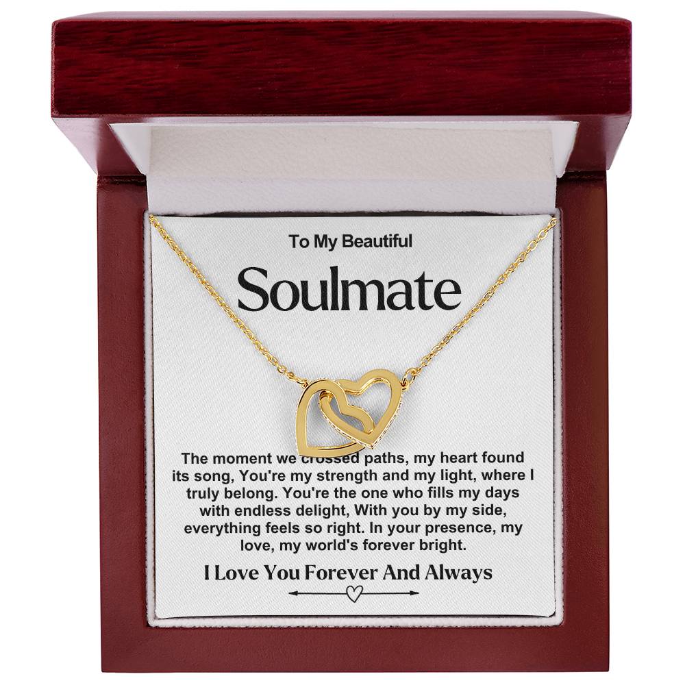 Soulmate Interlocking Hearts Necklace