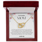 To My Amazing Mom Double Hearts Necklace