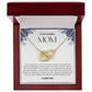 To My Amazing Mom Double Hearts Necklace