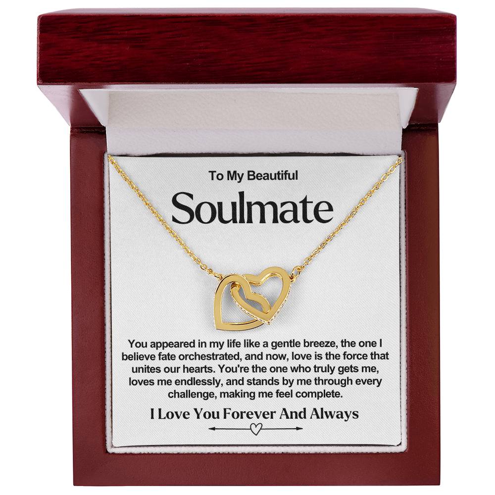 Soulmate Interlocking Hearts Necklace