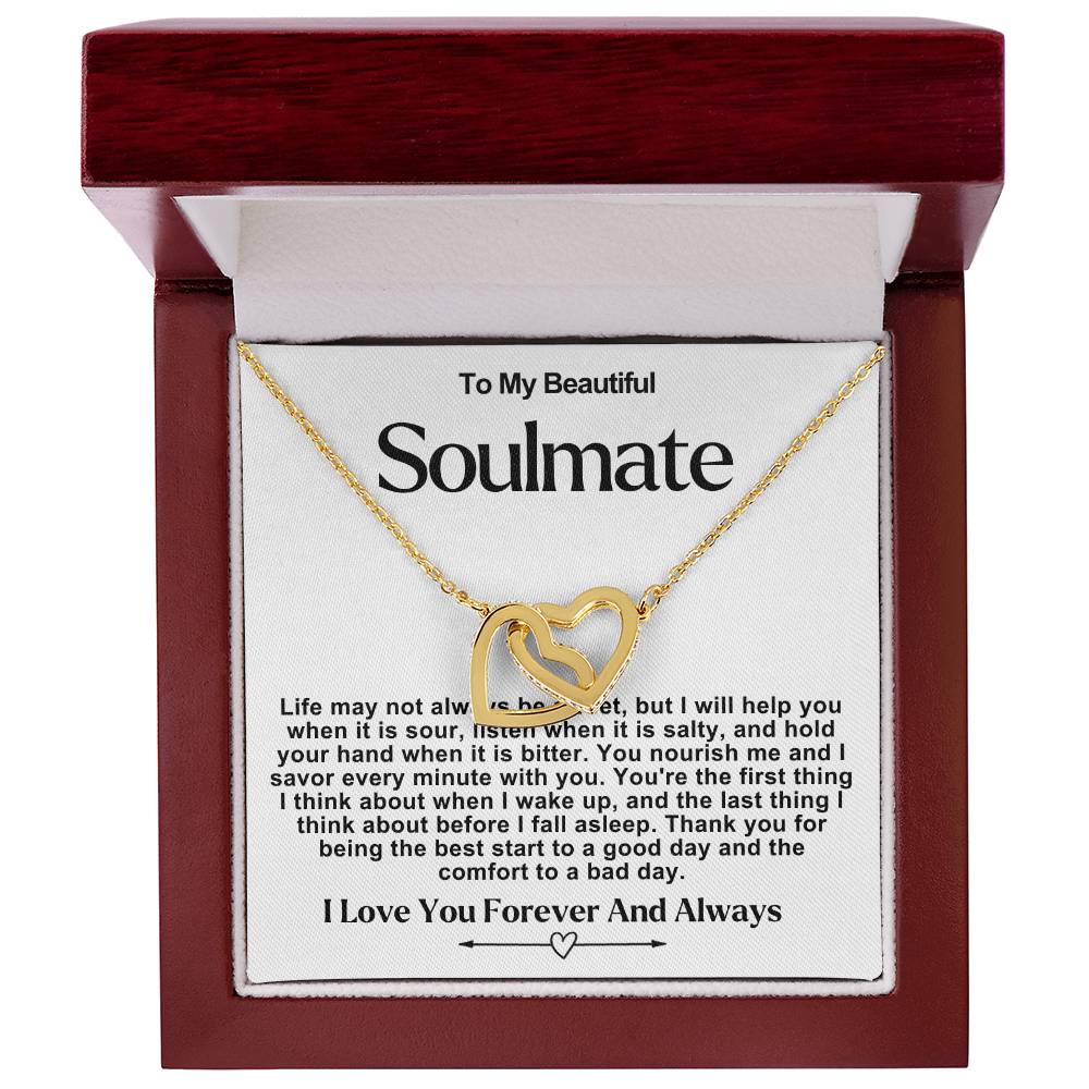 Soulmate Interlocking Hearts Necklace