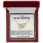 Daughter Interlocking Hearts Necklace