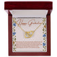 Happy Graduation Hearts Necklace