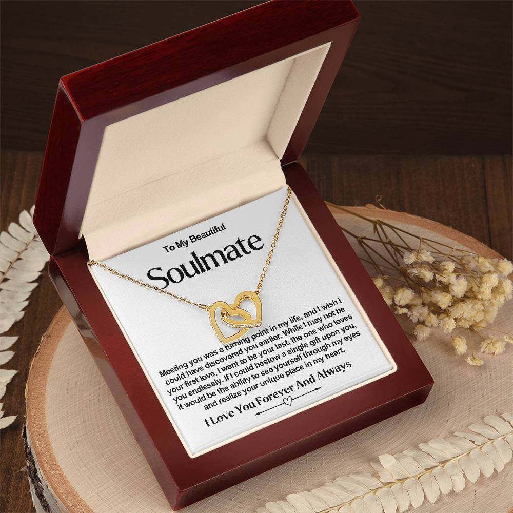 Soulmate Interlocking Hearts Necklace