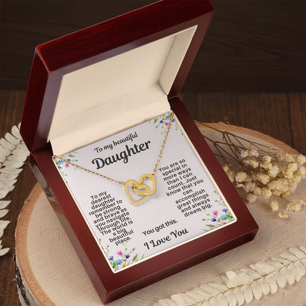Daughter Hearts Necklace