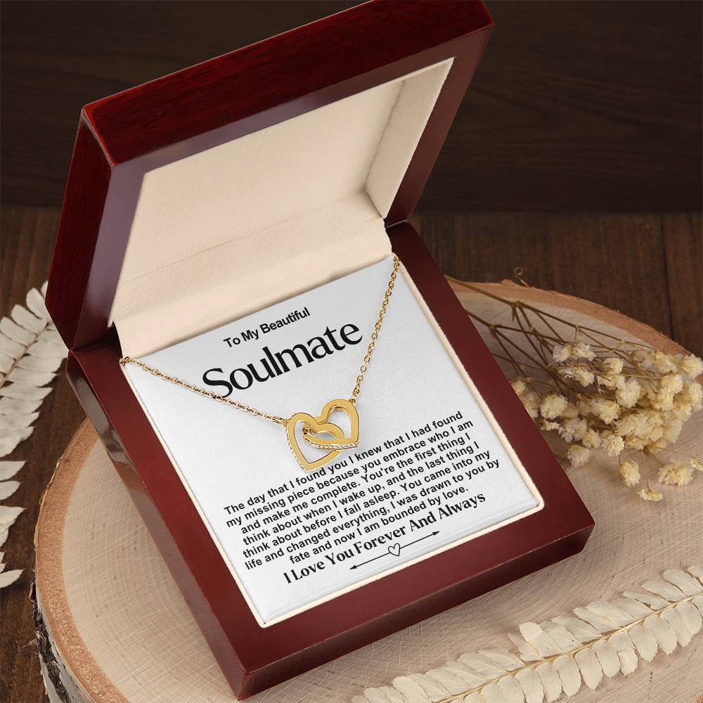 Soulmate Interlocking Hearts Necklace