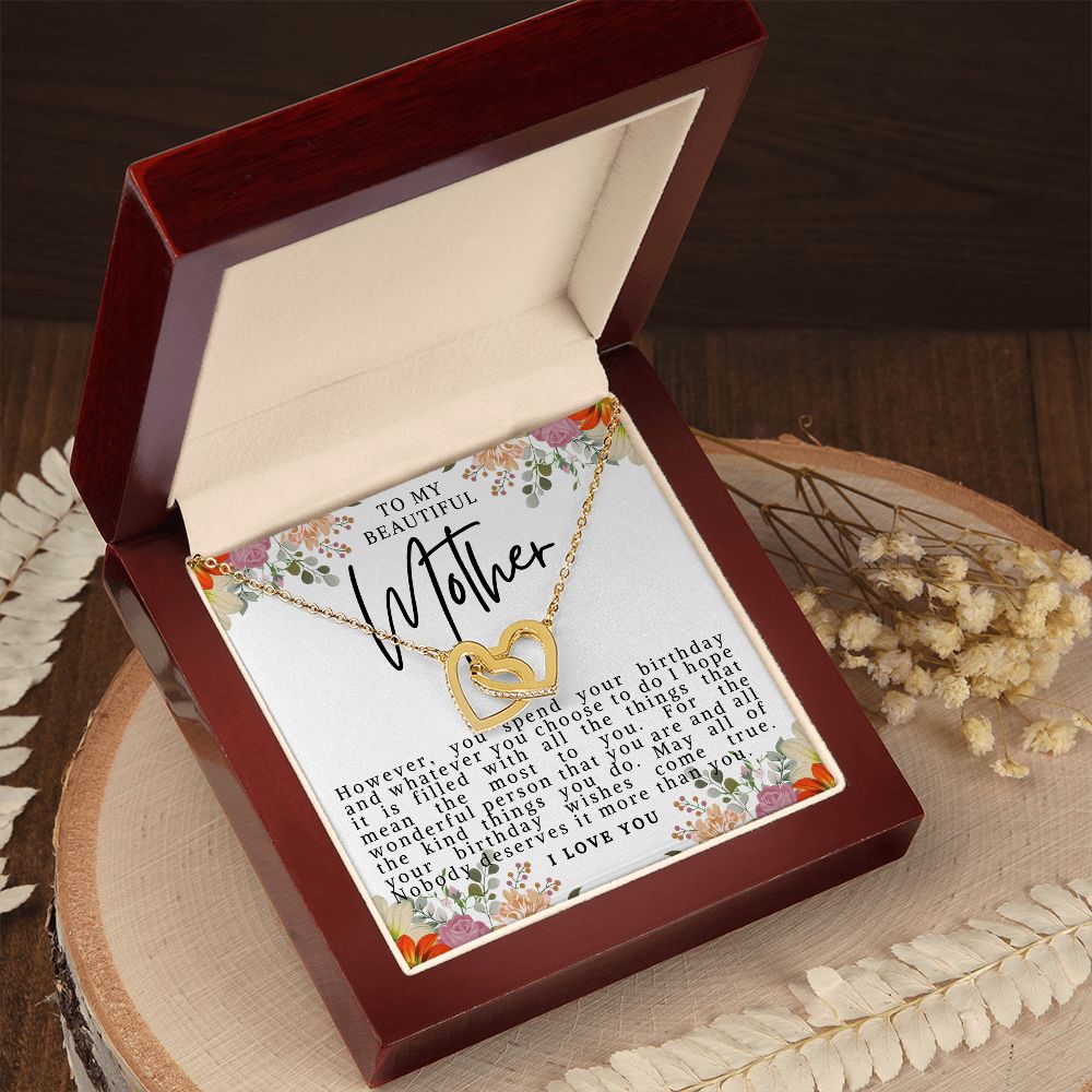 Mother Birthday Hearts Necklace