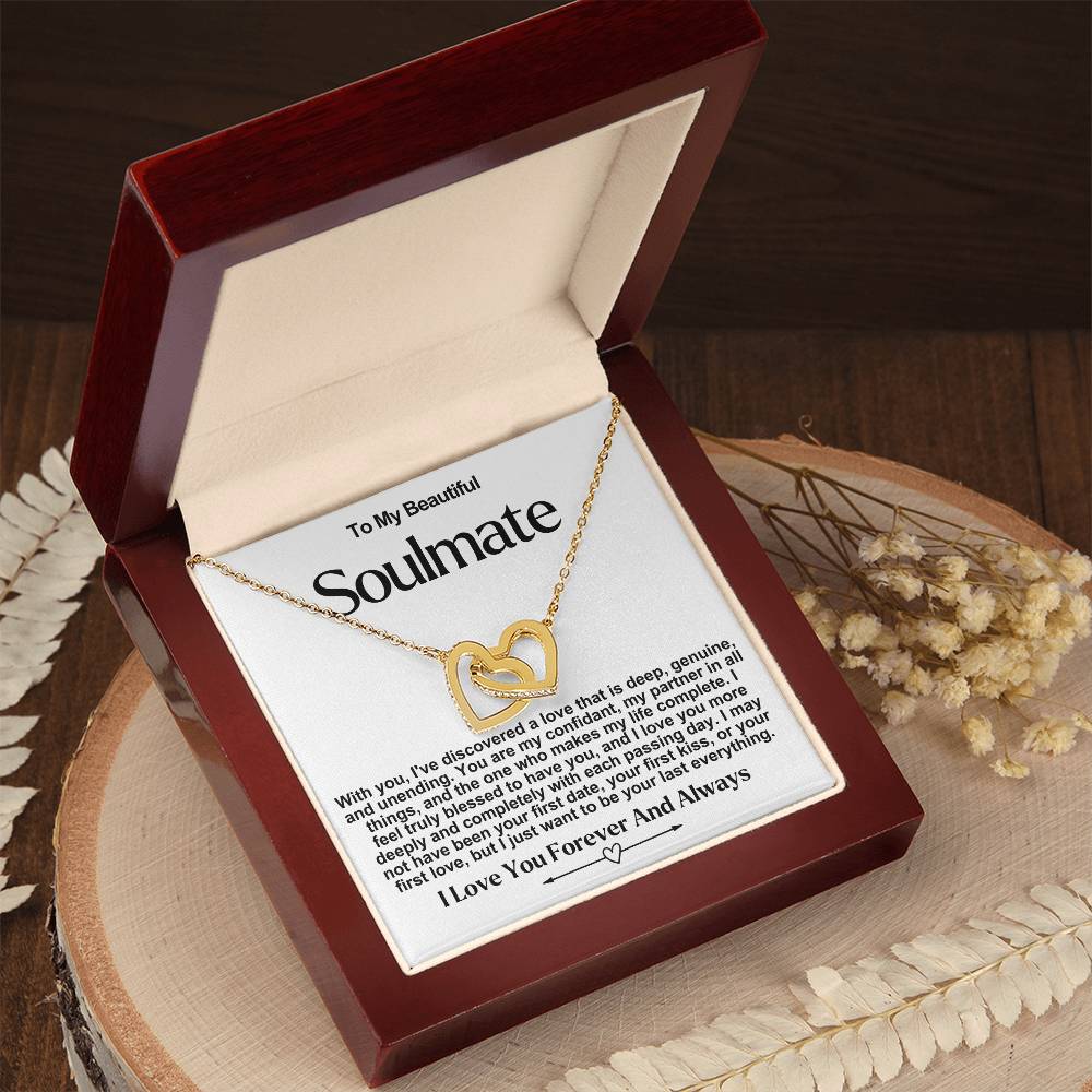 Soulmate Interlocking Hearts Necklace