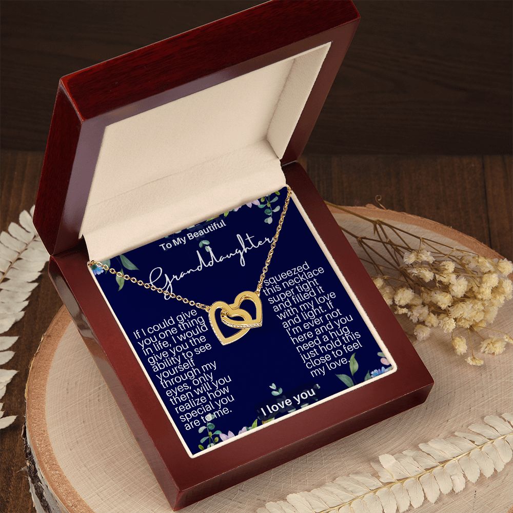 Granddaughter Hearts Necklace