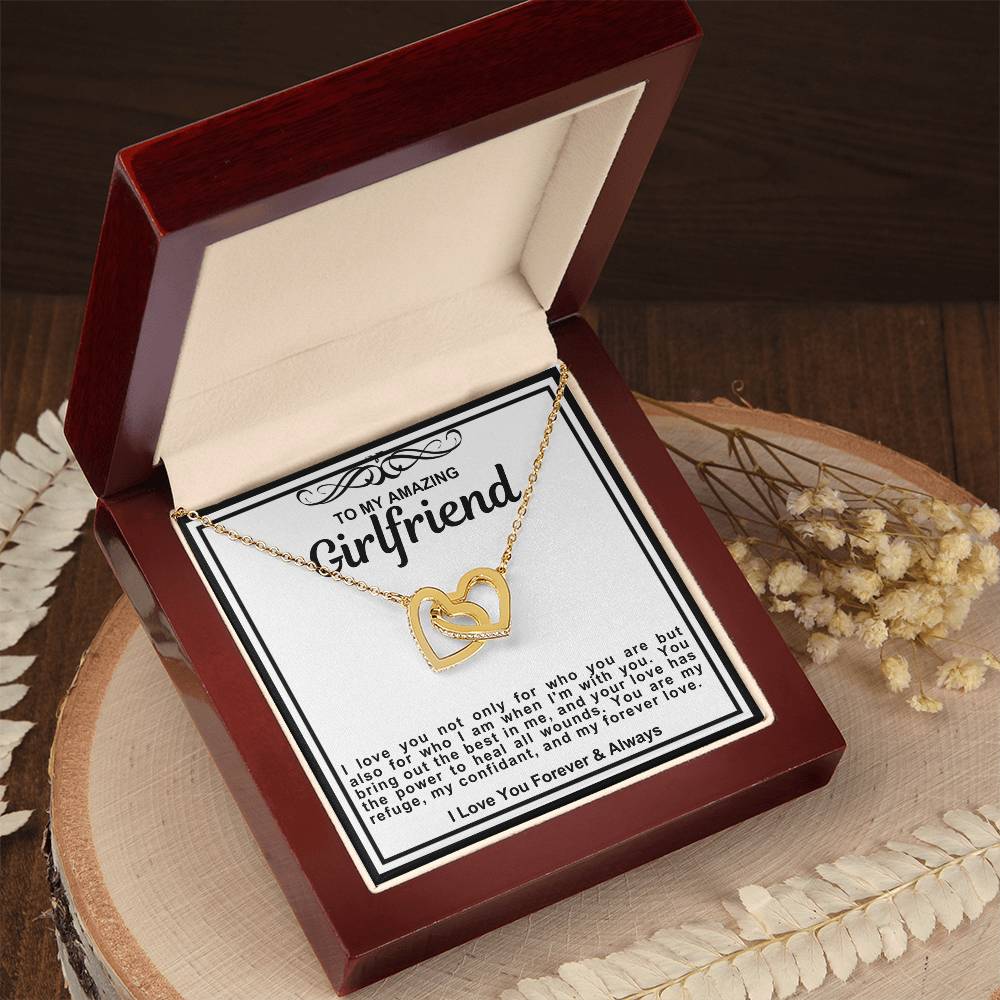 Girlfriend Double Hearts Necklace