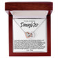 To My Amazing Daughter Hearts Necklace