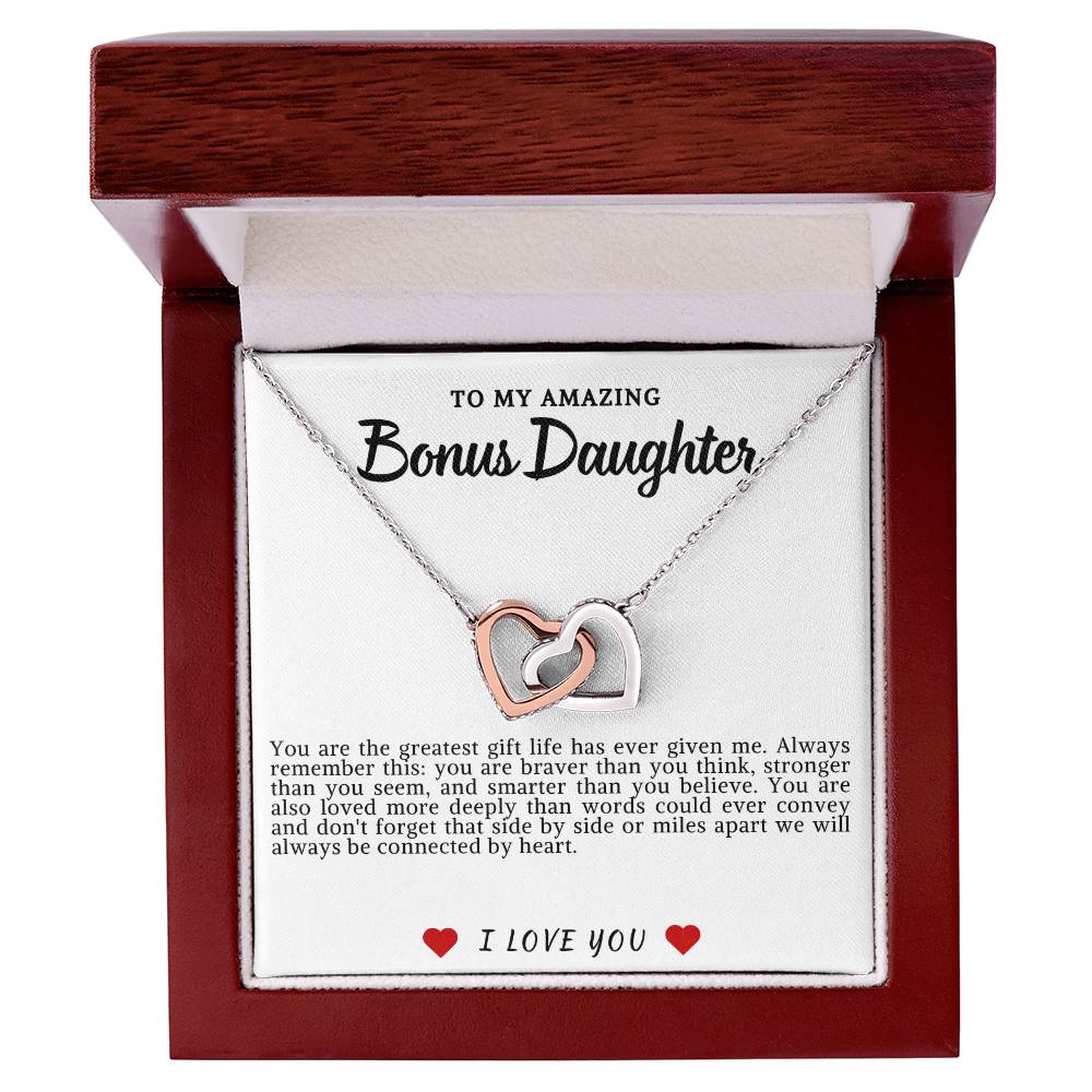 Bonus Daughter Hearts Necklace