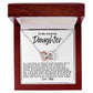 To My Amazing Daughter Hearts Necklace