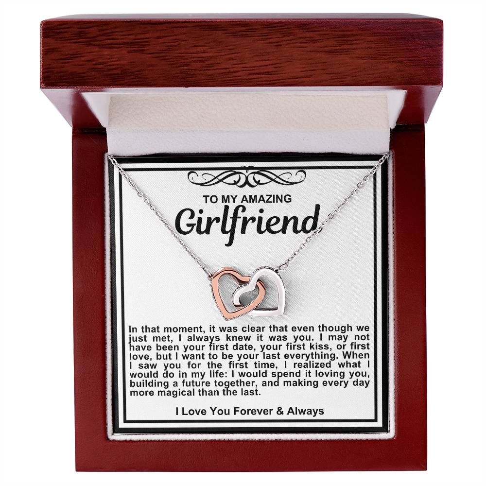 Girlfriend Double Hearts Necklace