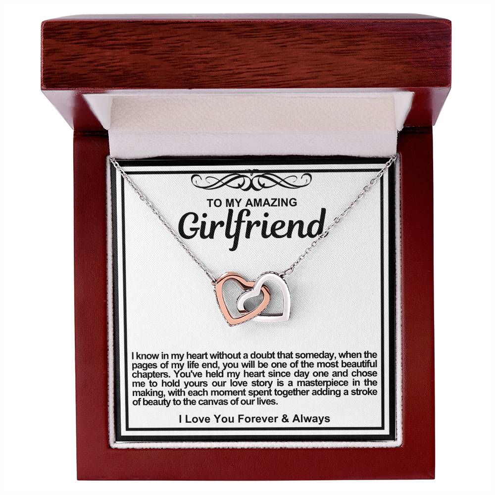 Girlfriend Double Hearts Necklace