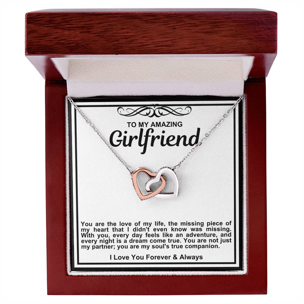 Girlfriend Double Hearts Necklace