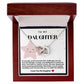Daughter Double Heart Necklace- Star