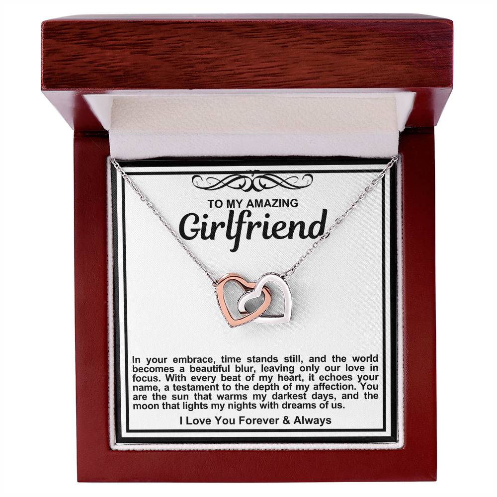 Girlfriend Double Hearts Necklace