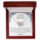 To My Amazing Mom Double Hearts Necklace