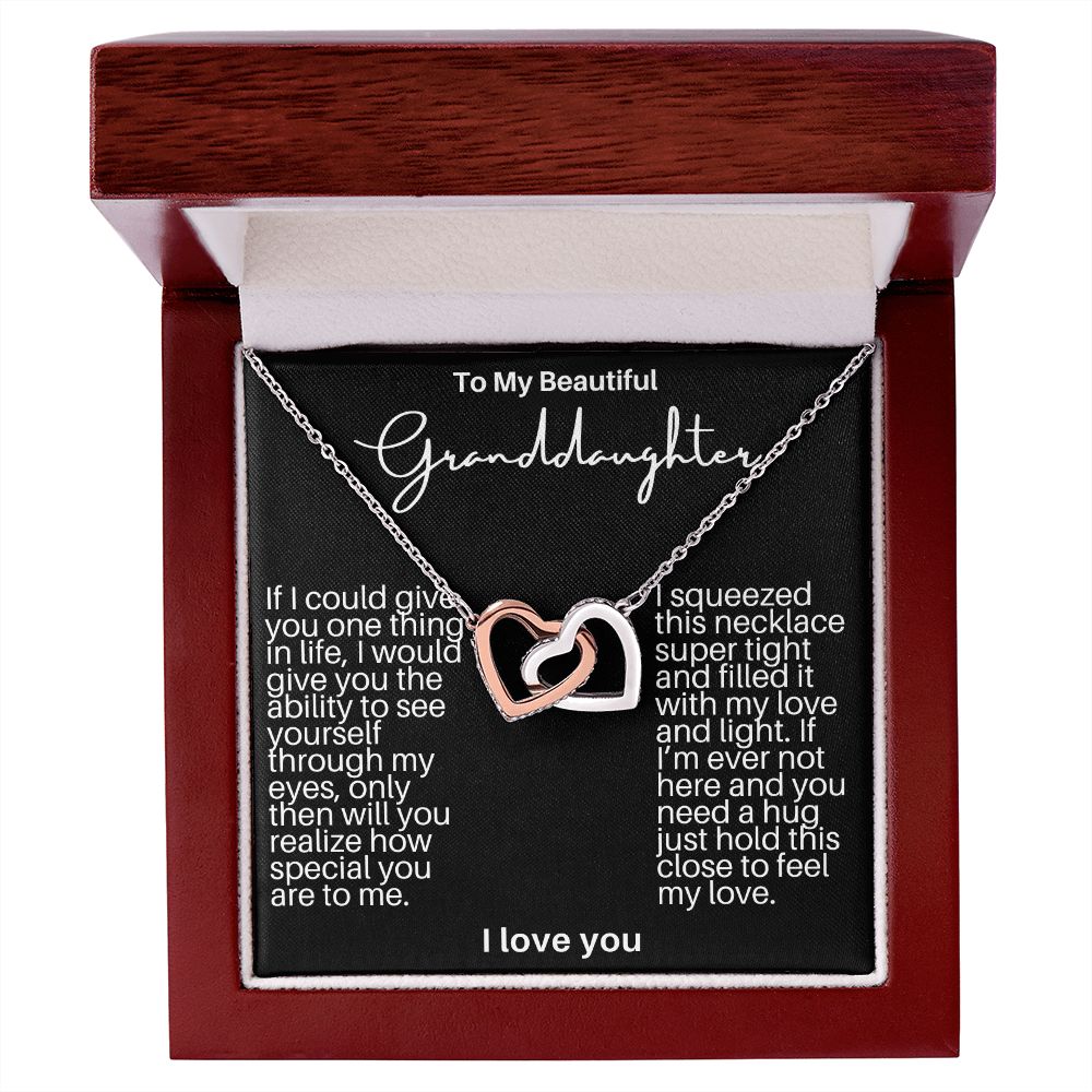 Granddaughter Hearts Necklace